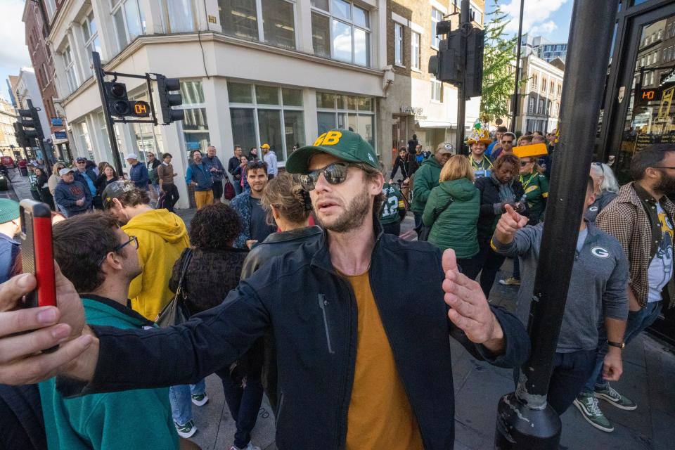 Wisconsin comedian Charlie Berens has had several collaborations with Packers players in recent years. He attended the team's game in London last year.