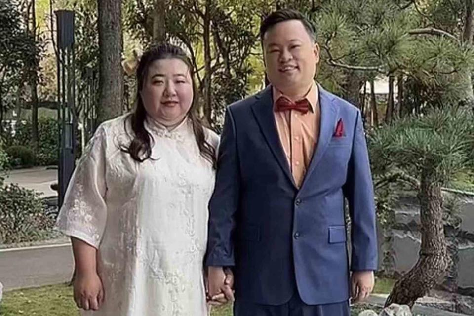 <p>William Hung/Instagram</p> William Hung and wife Hannah Du
