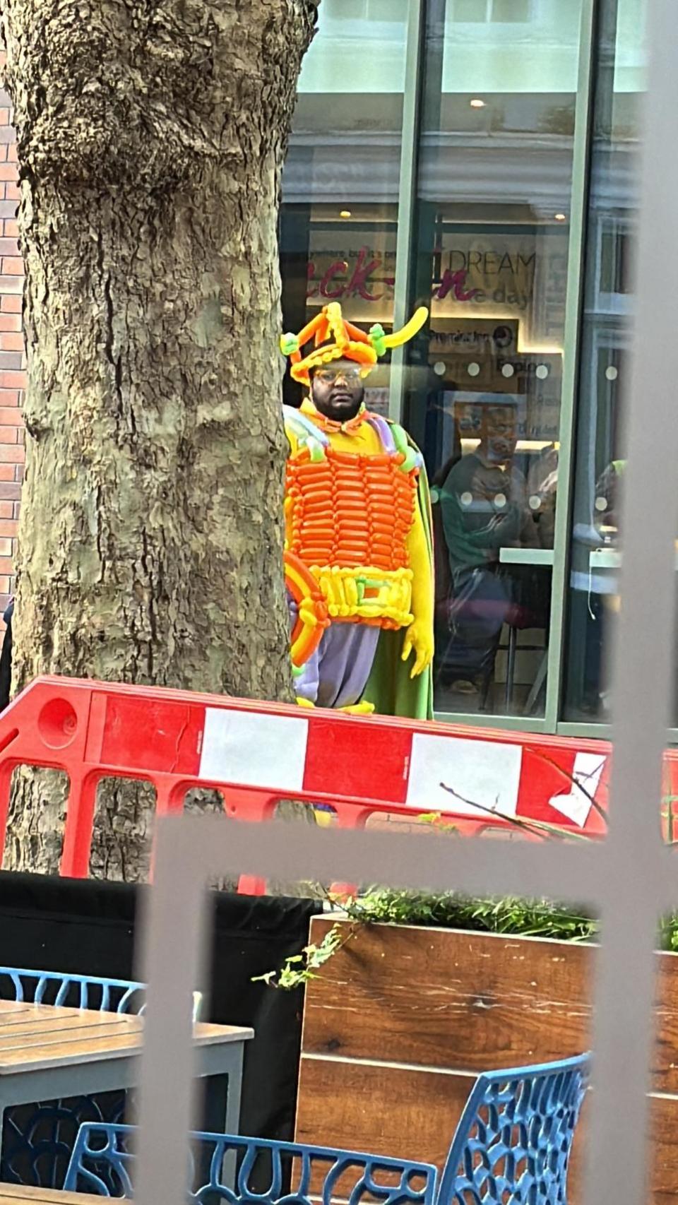 Swindon Advertiser: Unusually dressed 'aliens' spotted outside Premier Inn in Swindon town centre