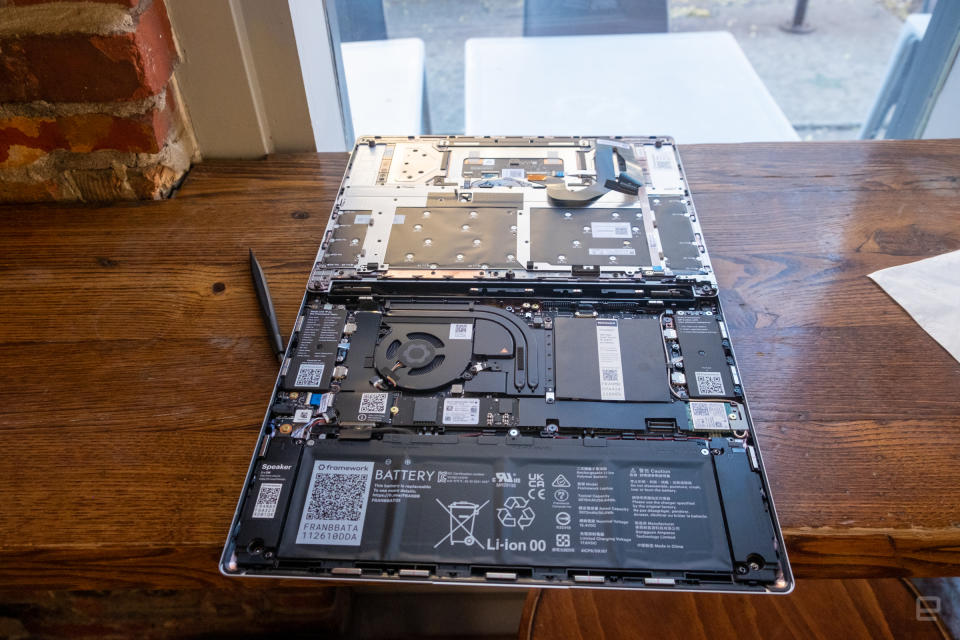 <p>Photos of Framework's first modular and repairable Chromebook.</p>
