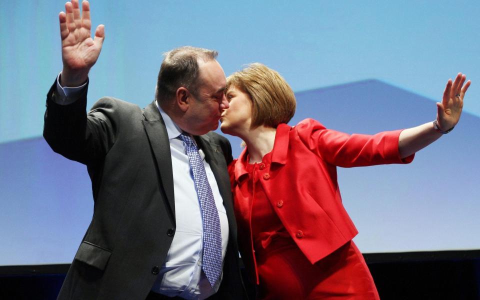 Nicola Sturgeon has insisted there is "not a shred of evidence" that there was a conspiracy against her former mentor Mr Salmond and she has denied lying to Parliament - PA