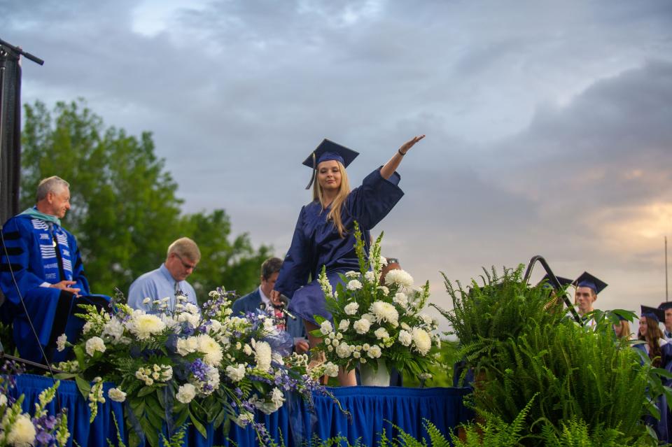 Scenes from Anderson County High's graduation held at their football stadium in Clinton, Tenn. on Friday, May 13, 2022.