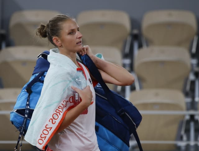 Karolina Pliskova made another early exit at a grand slam