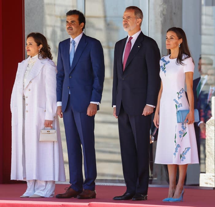 Reina Letizia vestido flores