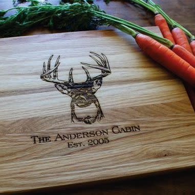 Rustic Deer Cutting Board