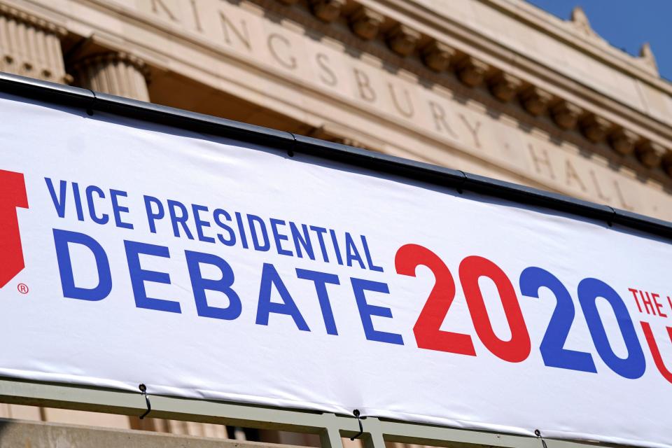 The vice presidential debate is scheduled for Oct. 8, 2020, in Salt Lake City.