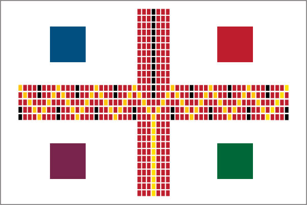 A user-made replacement for the current Montreal flag. Image from Montreal WeBlog