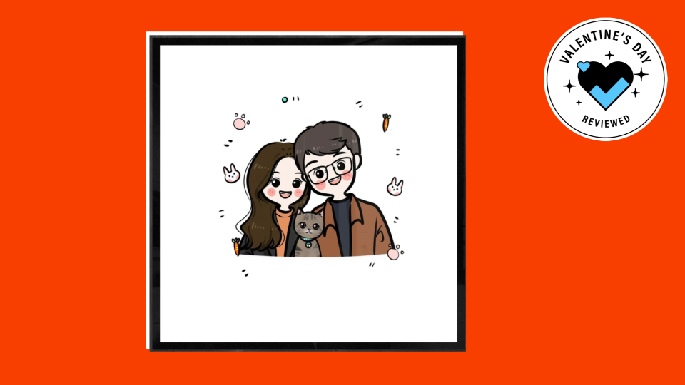 Best personalized Valentine’s Day gifts 2023: Custom Couple Portraits