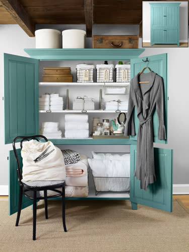 1. Try a freestanding wardrobe