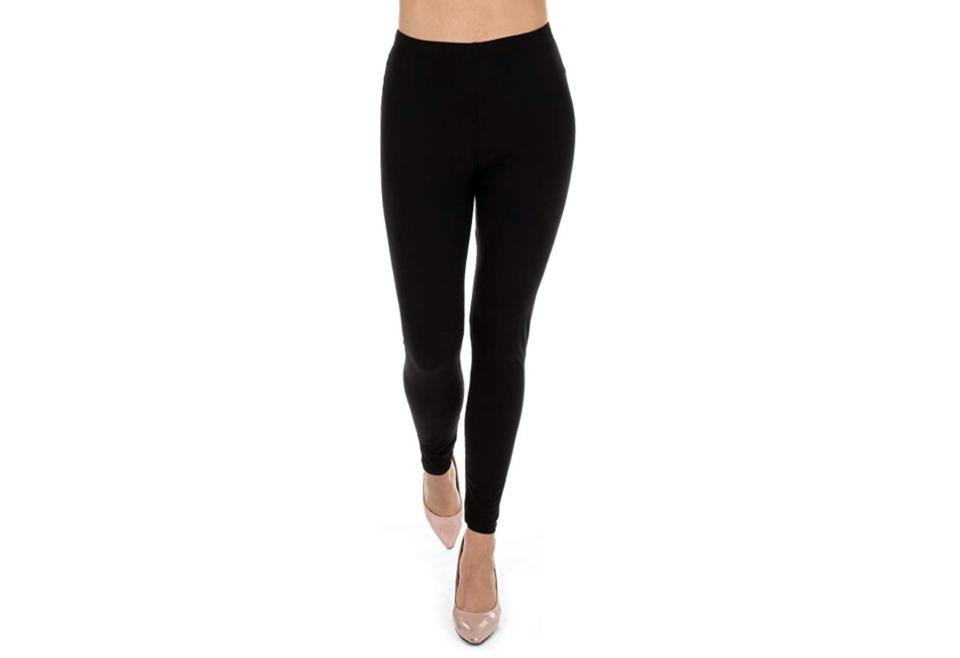 Shinabro Simply Comfy 4-Way Stretch Essential Leggings. (Photo: Amazon)