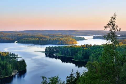 Only the brave swim in Lake Saimaa - Credit: GETTY