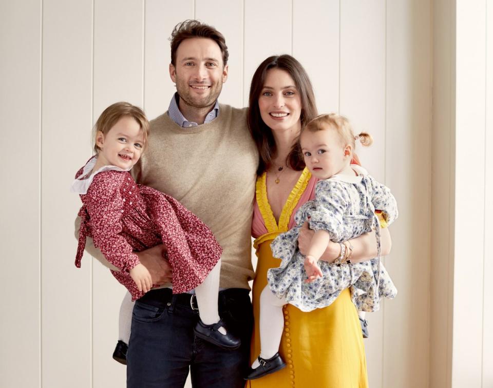Ella with her husband Matt and their two children - Sophia Spring 