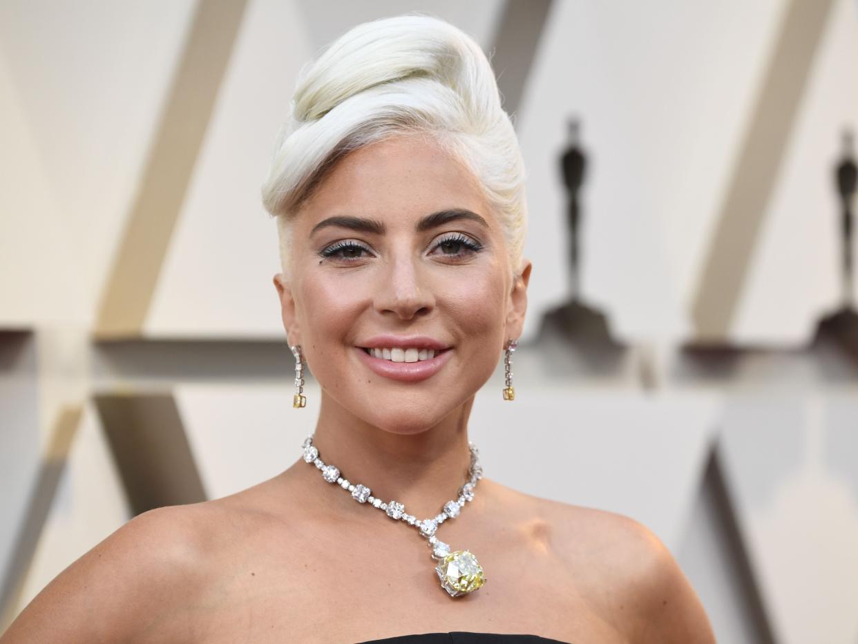 Lady Gaga at the 2019 Oscars.