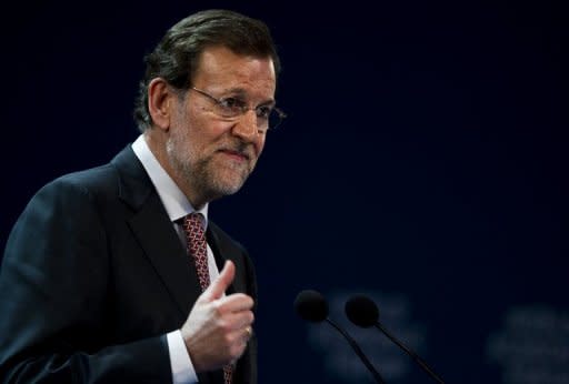 Spain posted a public deficit of 8.51 percent of gross domestic product in 2011, missing its 6.0-percent target by a wide margin. Prime Minister Mariano Rajoy's (pictured on April 17) conservative government has promised to cut the deficit -- the shortfall of revenue to spending -- to 5.3 percent of GDP in 2012 and 3.0 percent of GDP in 2013