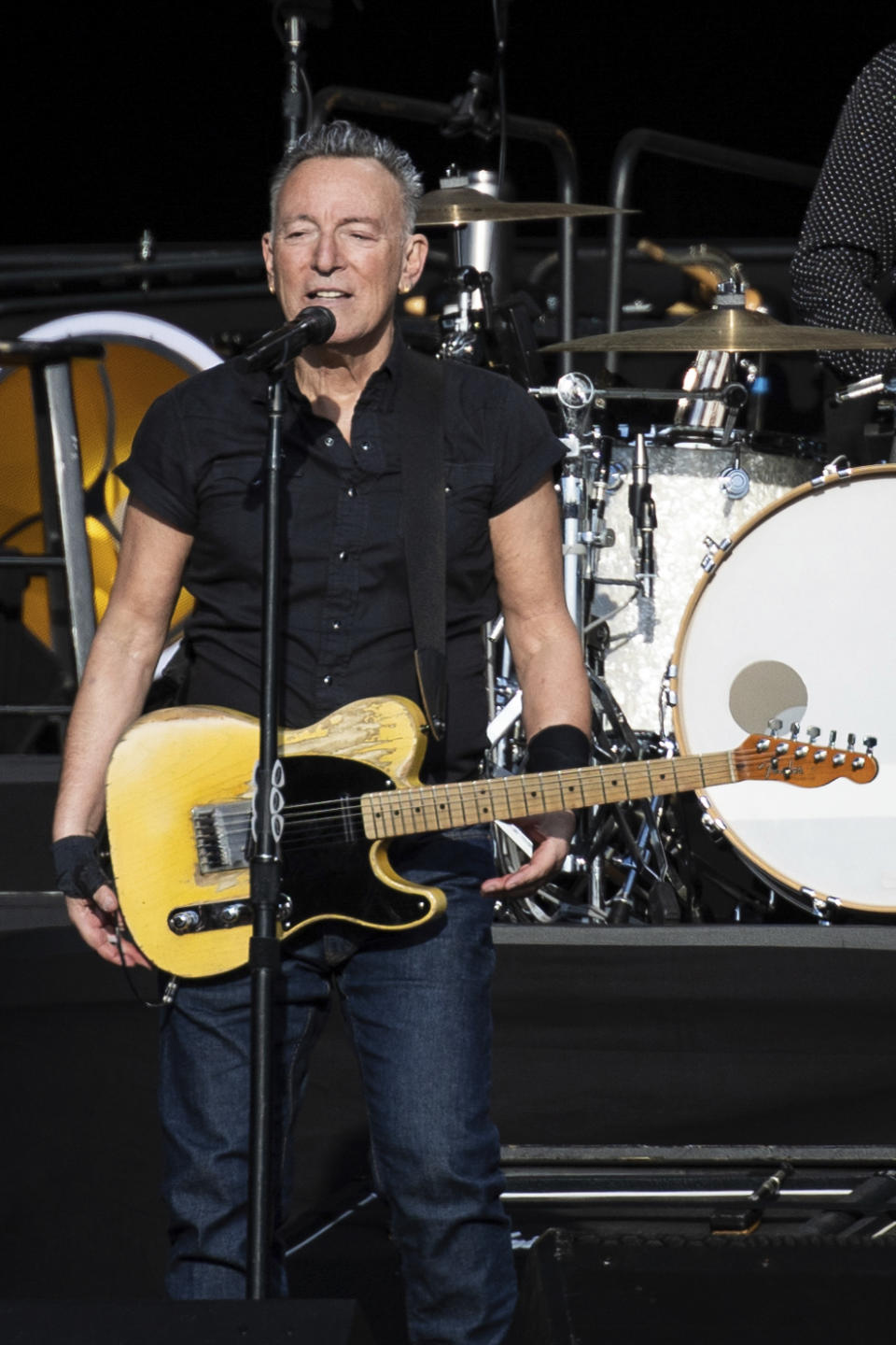 Bruce Springsteen and the E Street Band perform live at British Summer Time Hyde Park in London, Thursday, July 6, 2023. (Photo by Vianney Le Caer/Invision/AP)