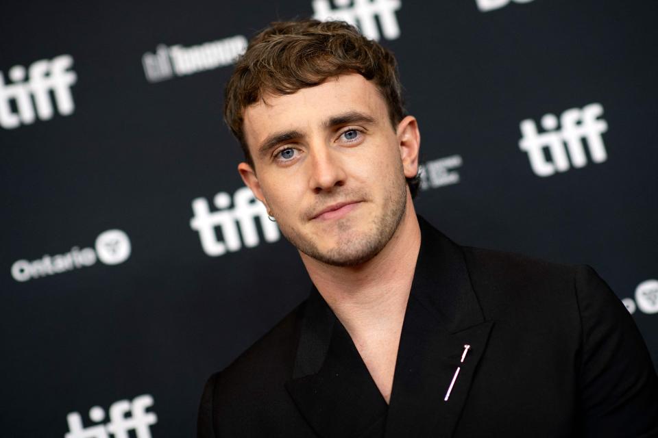 Paul Mescal walks the red carpet at the premiere of "Carmen" at the 2022 Toronto International Film Festival in September.