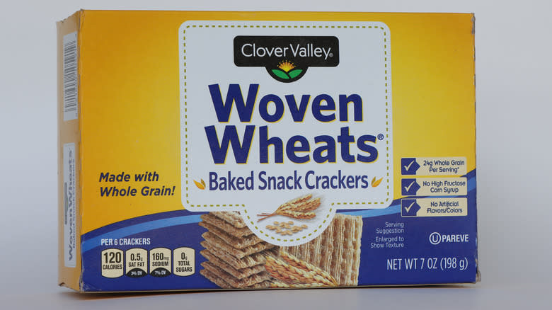 Box of Clover Valley crackers