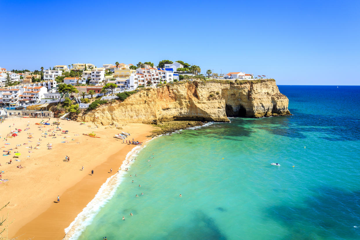 Faro, along Portugal's Algarve coast, has been named as the destination with the best valued flights for 2024. (Getty Images)