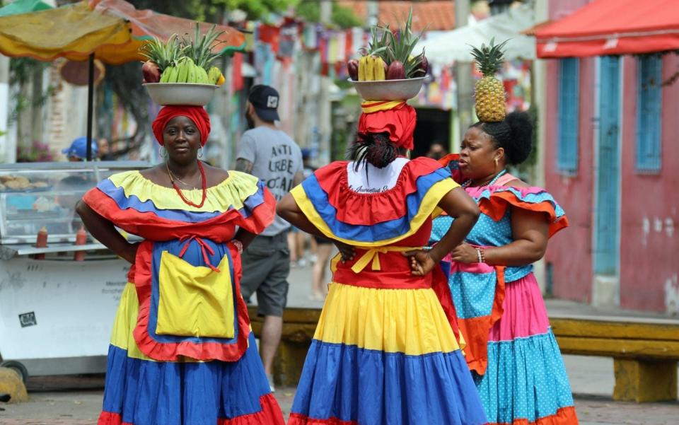 “As I walked through the banana-yellow arches of Las Bóvedas in the Caribbean city of Cartagena, I mentally listed the female characters from my favorite novels by Gabriel Garcia Marquez,” Marshall writes.