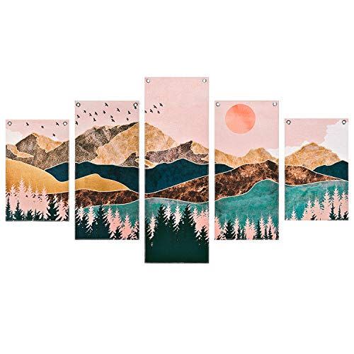 42) Mountain Painting Wall Art