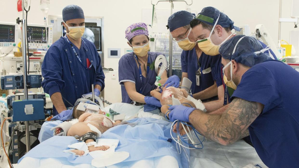 Nach der Operation: Das Ärzteteam des Royal Children's Hospital in Melbourne. Foto: RCH Melbourne Creative Studio