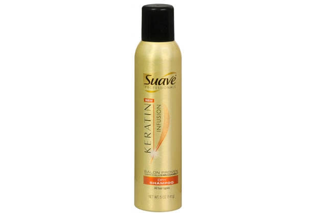 <div class="caption-credit"> Photo by: Amazon</div><b>Suave Professionals Keratin Infusion Dry Shampoo, $4.50</b> <br> Keratin is supposed to be good for strengthening your hair and providing heat protection, and this dry shampoo is great! But it is very drying on my hair, and I find I have to brush more when I use this, as I get more tangles throughout the day (and my ends start to look mighty crispy by Day Six). For that reason I really recommend the non-Keratin Suave shampoo, if you can find it. <br> <i><a rel="nofollow noopener" href="http://www.babble.com/babble-voices/the-great-beauty-experiment-natalie-holbrook/2013/01/11/the-great-dry-shampoo-face-off/#suave-professionals-keratin-infusion-dry-shampoo" target="_blank" data-ylk="slk:Get it here;elm:context_link;itc:0;sec:content-canvas" class="link ">Get it here</a></i> <br> <b><i><a rel="nofollow noopener" href="http://www.babble.com/babble-voices/the-great-beauty-experiment-natalie-holbrook/2013/01/11/the-great-dry-shampoo-face-off/" target="_blank" data-ylk="slk:For more of the best and worst dry shampoos on the market, visit Babble!;elm:context_link;itc:0;sec:content-canvas" class="link ">For more of the best and worst dry shampoos on the market, visit Babble!</a></i></b> <br> <br>