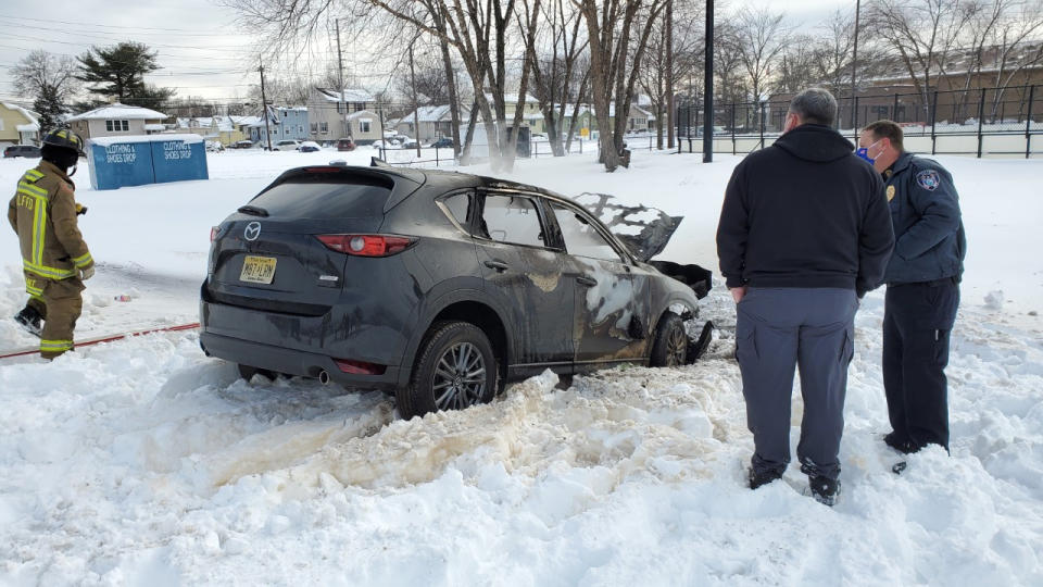 Image: Car fire (Little Ferry Police Dept.)