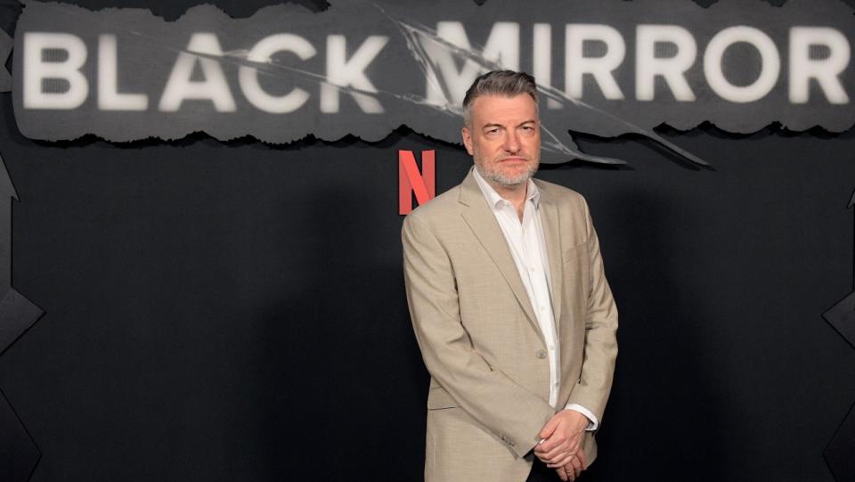 Charlie Brooker at the Netflix 'Black Mirror' ATAS April event in Hollywood.