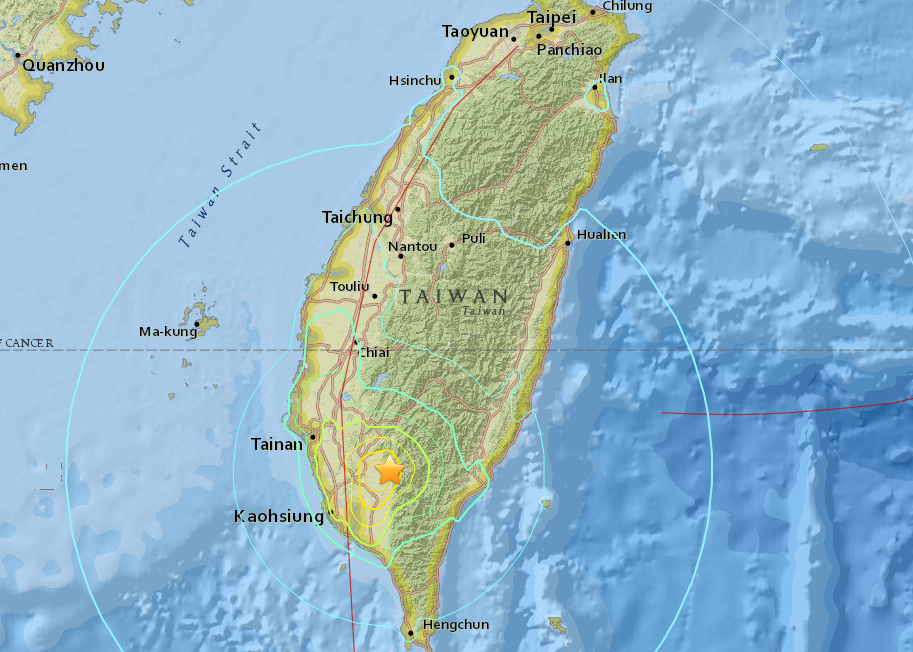 Magnitude 6.4 Earthquake Rattles Taiwan