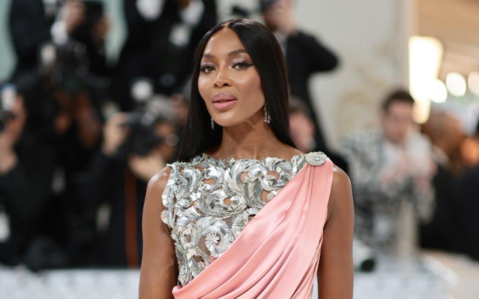 Naomi Campbell, 52, at the 2023 Met Gala - getty