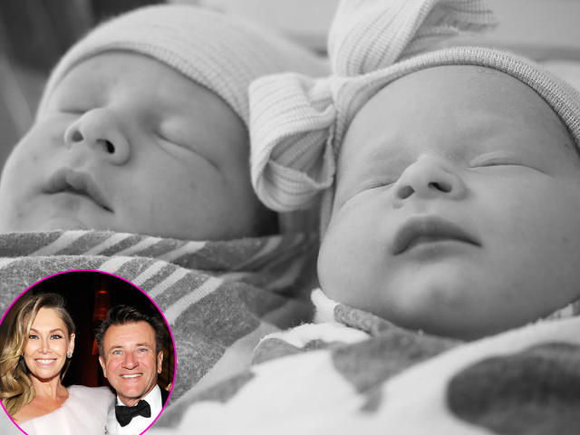 celebrities with twin babies