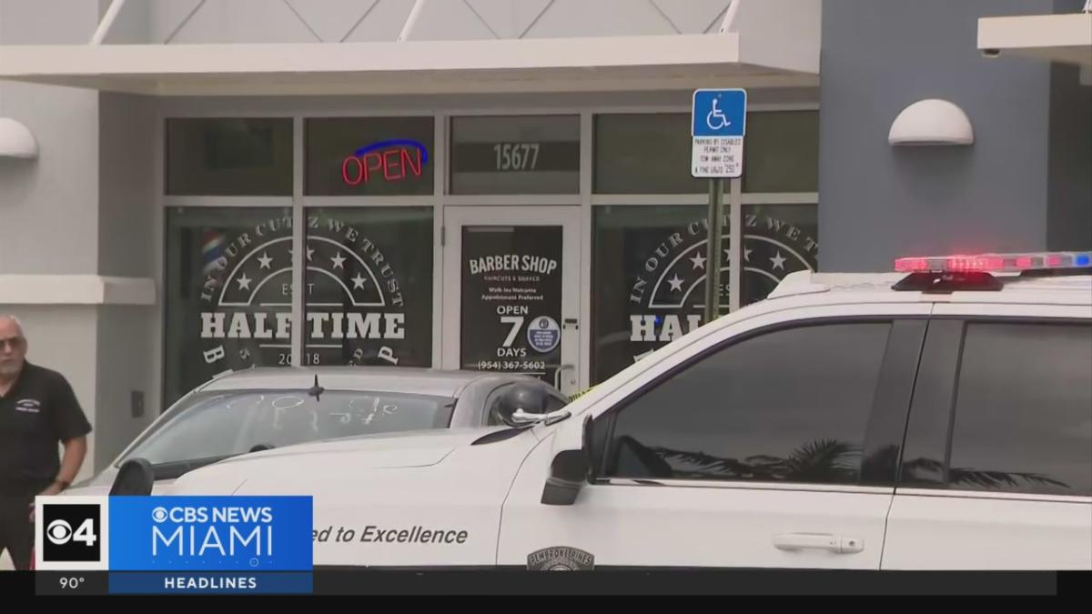 Police investigating shooting at Pembroke Pines barber shop