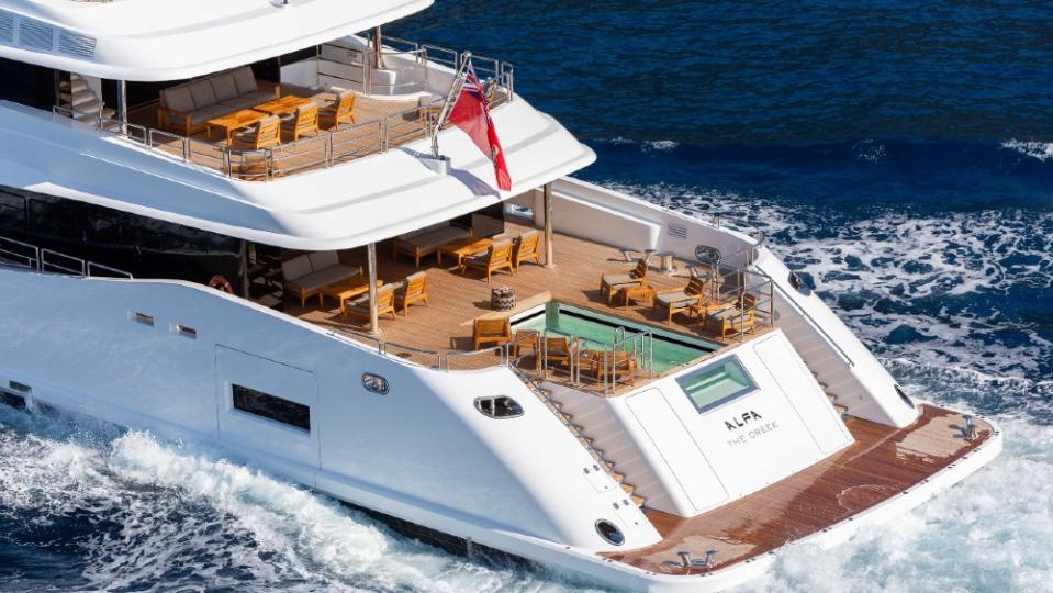 The 229-foot Benetti Alfa could be the star of the show at the Palm Beach International Boat Show. 