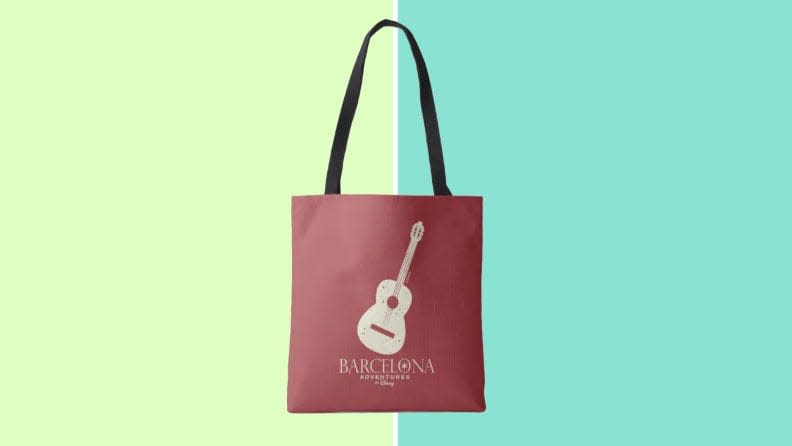 This tote bag is perfect for the beach.