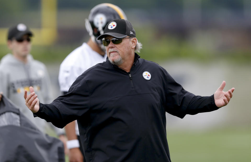 Randy Fichtner has been with the Steelers since 2007. He'll enter his first season as the team's offensive coordinator. (AP) 