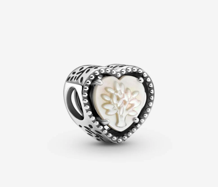 Openwork Heart & Family Tree Charm. Image via Pandora.