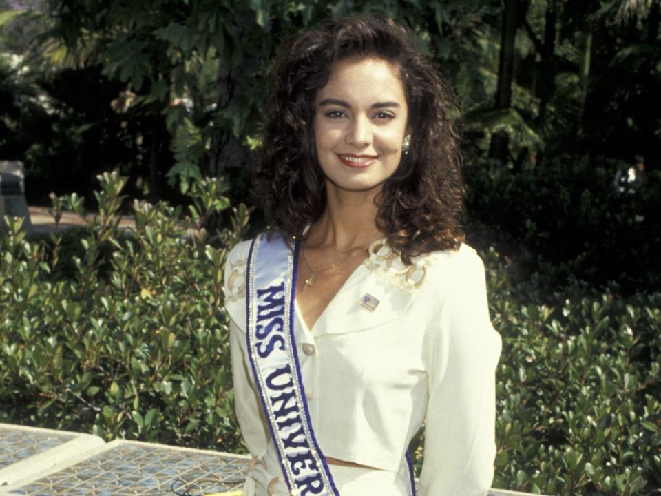 Lupita Jones attends Special Olympics Opening Ceremony on June 21, 1991