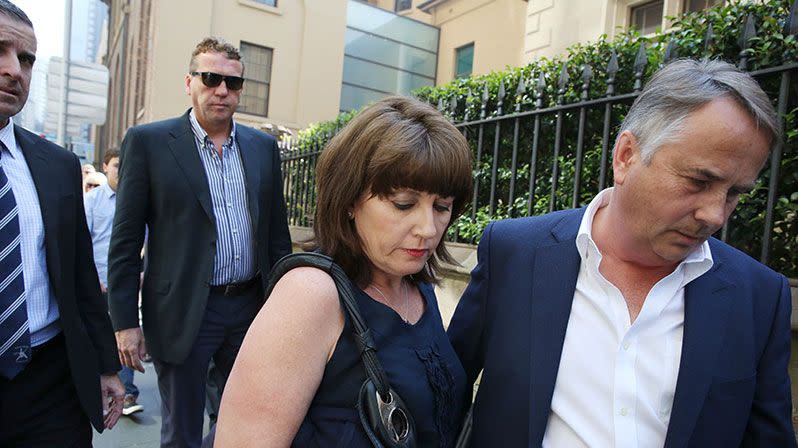 Mr and Mrs Kelly arrive at court in 2013. Photo: AAP