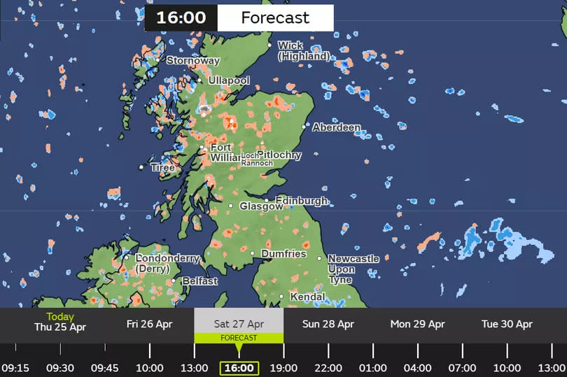 Met Office weather map.