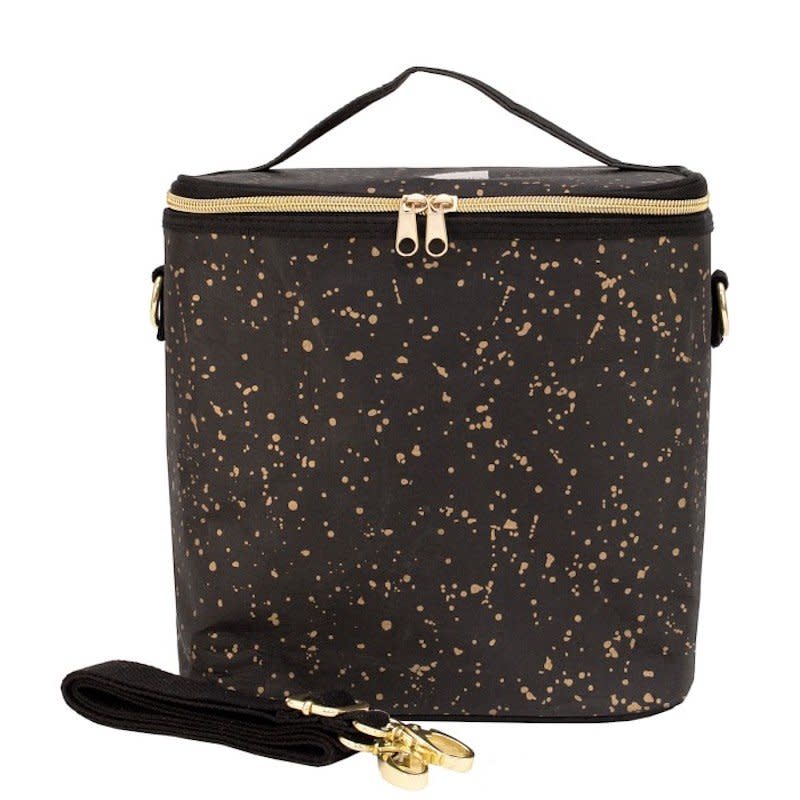 Gold Splatter Lunch Bag