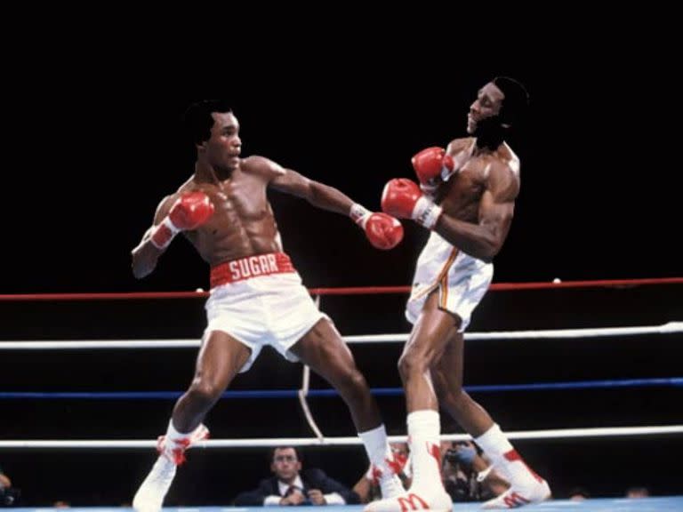 La primera pelea de "Sugar" Ray Leonard y Tommy Hearns es uno de los sucesos fascinantes que provocó el boxeo internacional.
