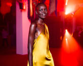 <p>Grace Bol at the Calvin Klein Party in New York City. (Photo: Neil Rasmus/BFA) </p>