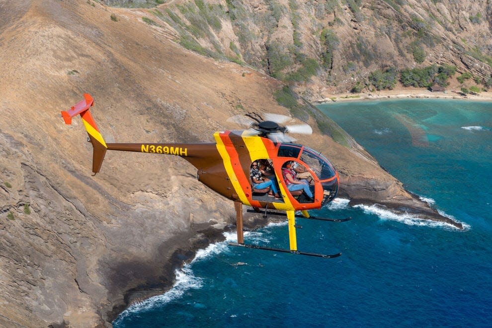 Get a different perspective of Oahu with Magnum Helicopters