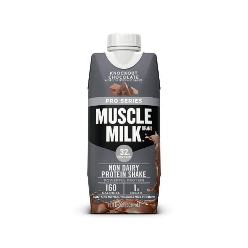 Muscle Milk Pro Series Protein Shake- Knockout Chocolate, 12 count (Photo: Amazon)