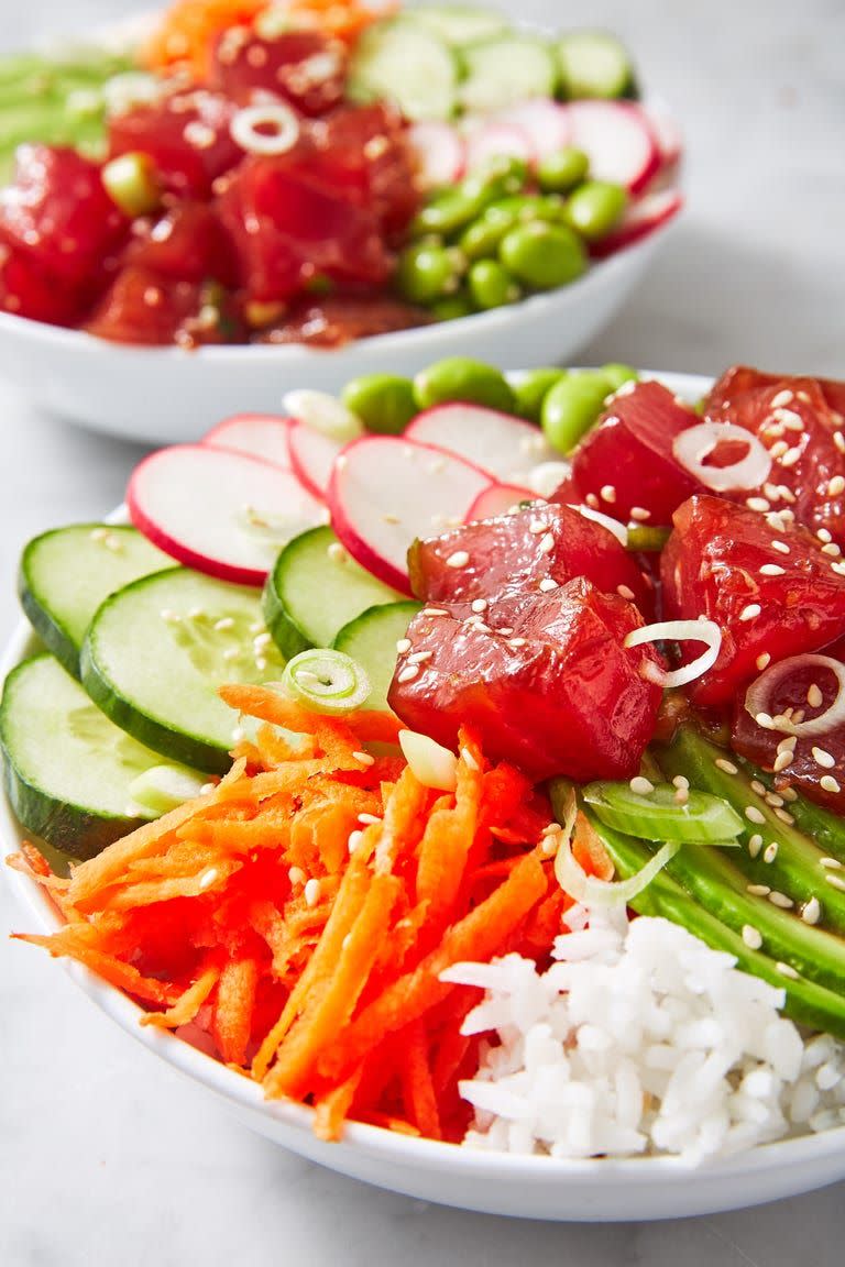 Ahi Poke Bowls