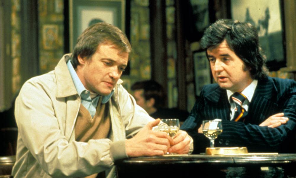 Rodney Bewes (right) with James Bolam in early 1970s sitcom Whatever Happened to the Likely Lads?