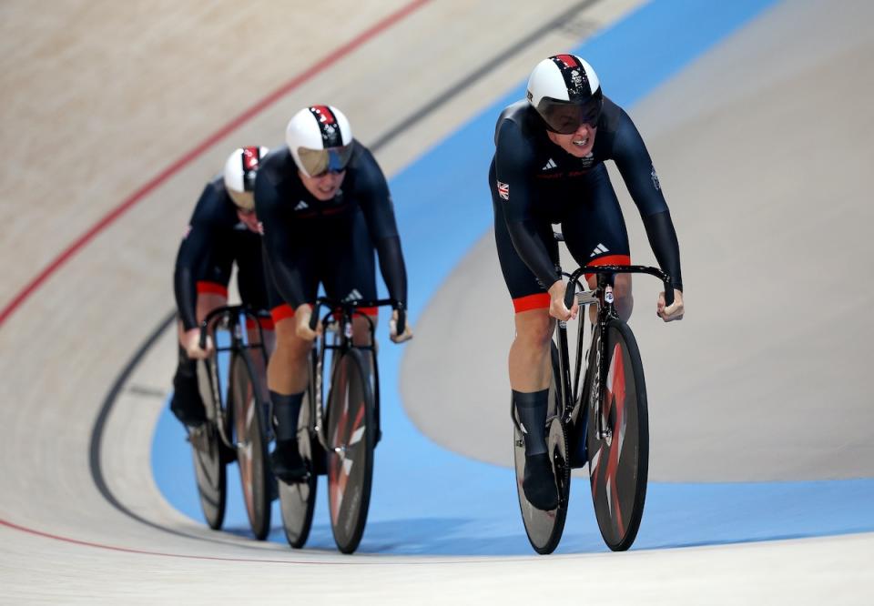 英國隊在資格賽率先打破世界紀錄。（圖：<span>Getty Images</span>）