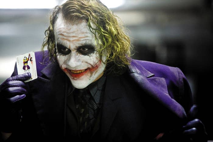 heath ledger as the joker