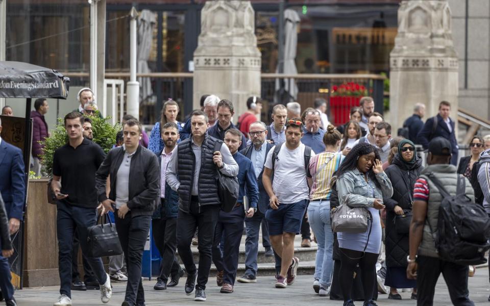 UK monthly salaries have fallen for the first time since October, according to Adzuna