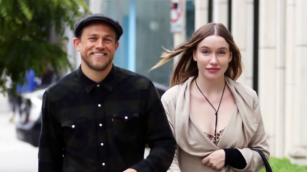 Charlie Hunnam and Morgana McNelis